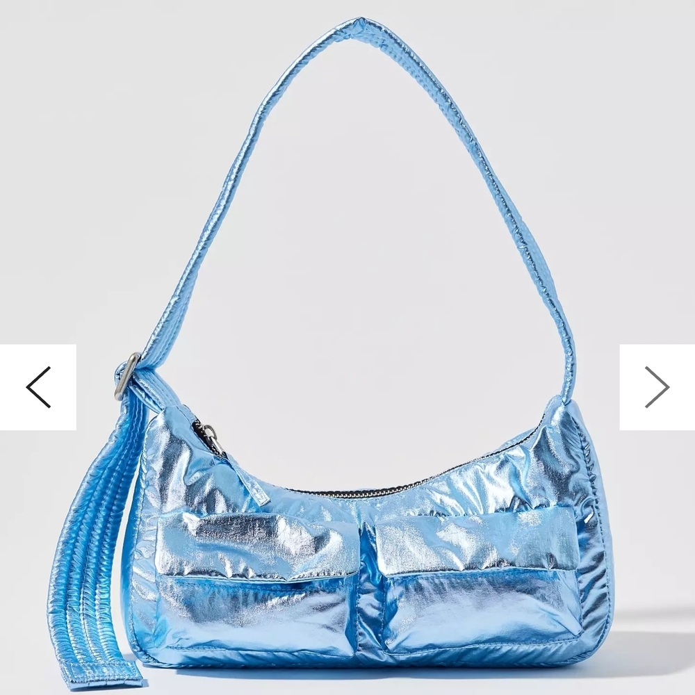BAGGU UO Exclusive Metallic Cargo Shoulder Bag
